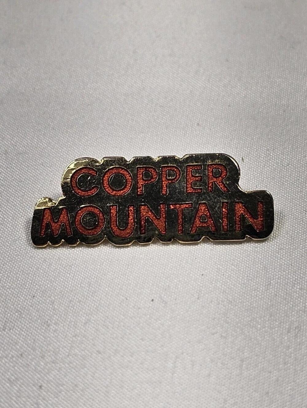 Vintage Copper Mountain Ski Resort Colorado Pin Enamal CO Summit Region